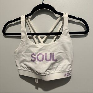 Lululemon White Strappy Sports Bra